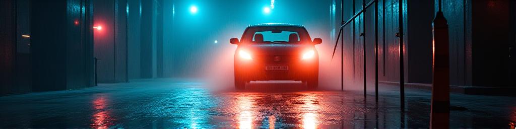 Voiture étincelante après un lavage professionnel chez Oasis Lave Paris 75009